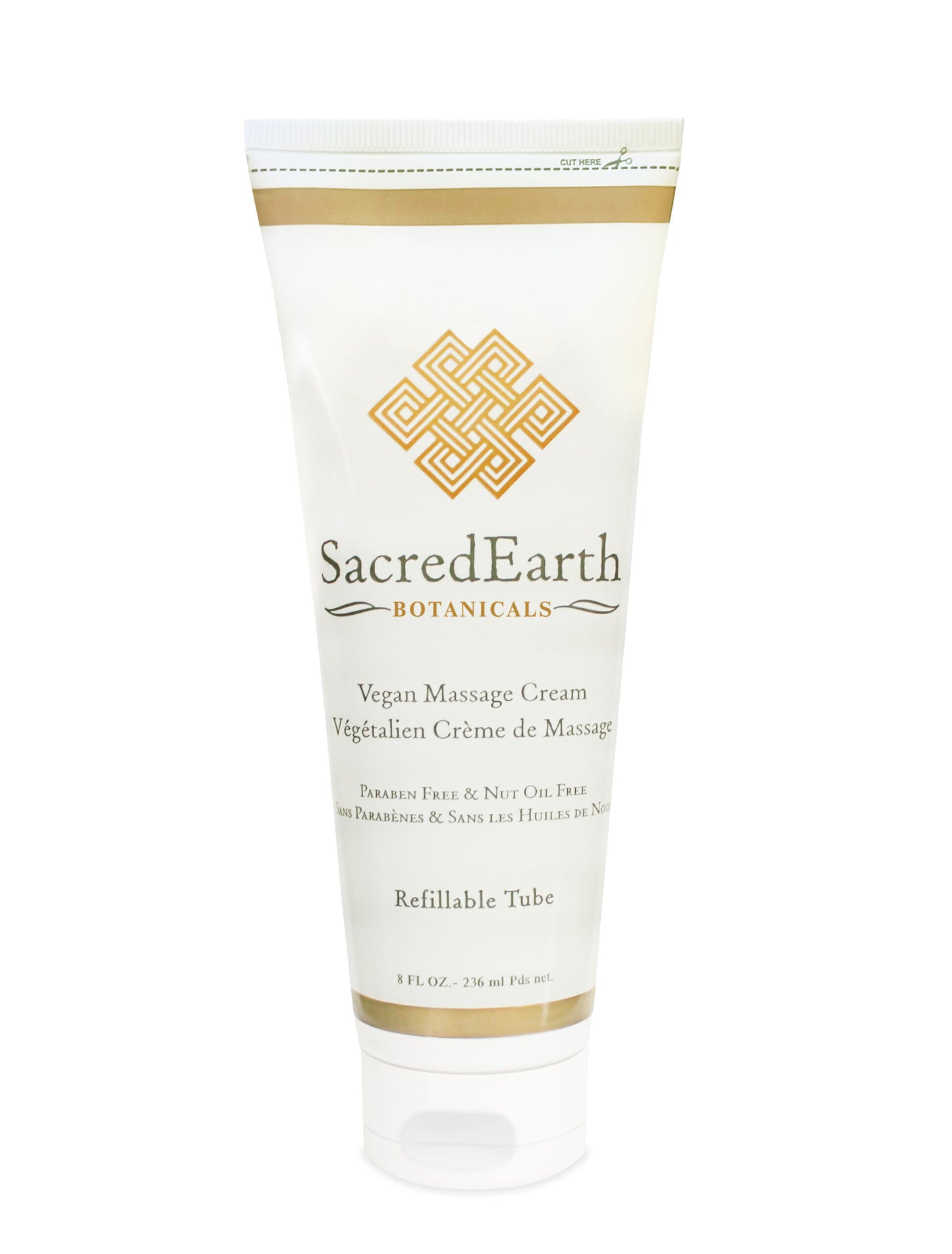 Vegan Massage Cream by SacredEarth Botanicals