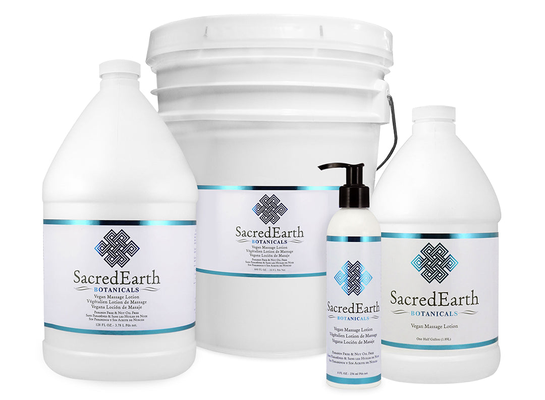 Vegan Massage Lotion by SacredEarth Botanicals