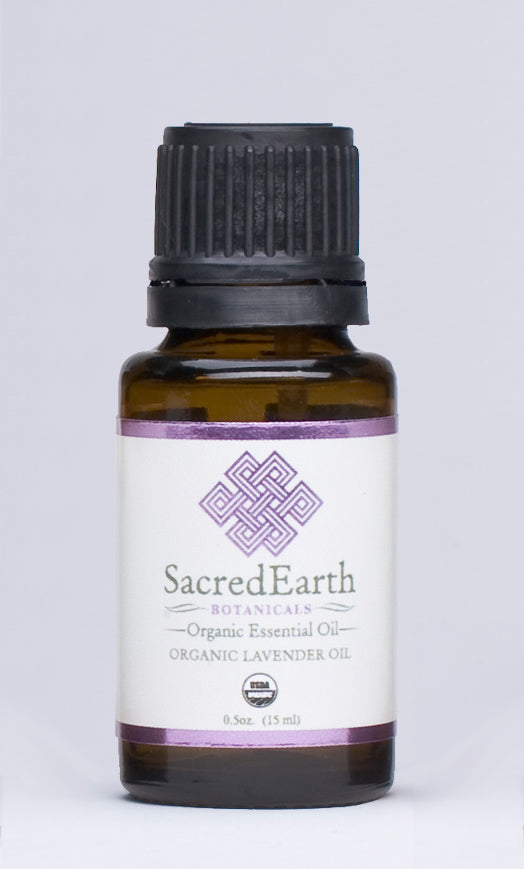Organic Lavender Essential Oil 15ml by SacredEarth Botanicals
