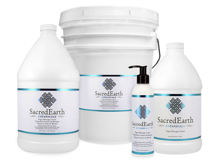 Massage Lotions by SacredEarth Botanicals