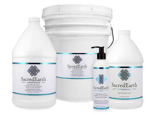 Vegan Massage Lotion by SacredEarth Botanicals