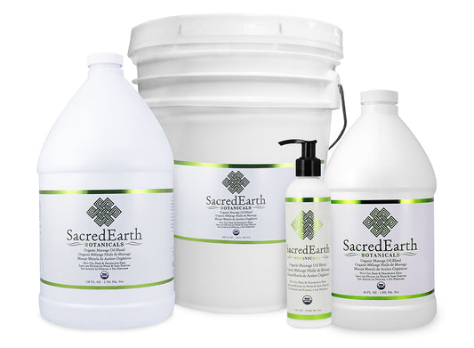 Organic Massage Oil Blend by SacredEarth Botanicals