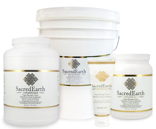 Vegan Massage Cream by SacredEarth Botanicals