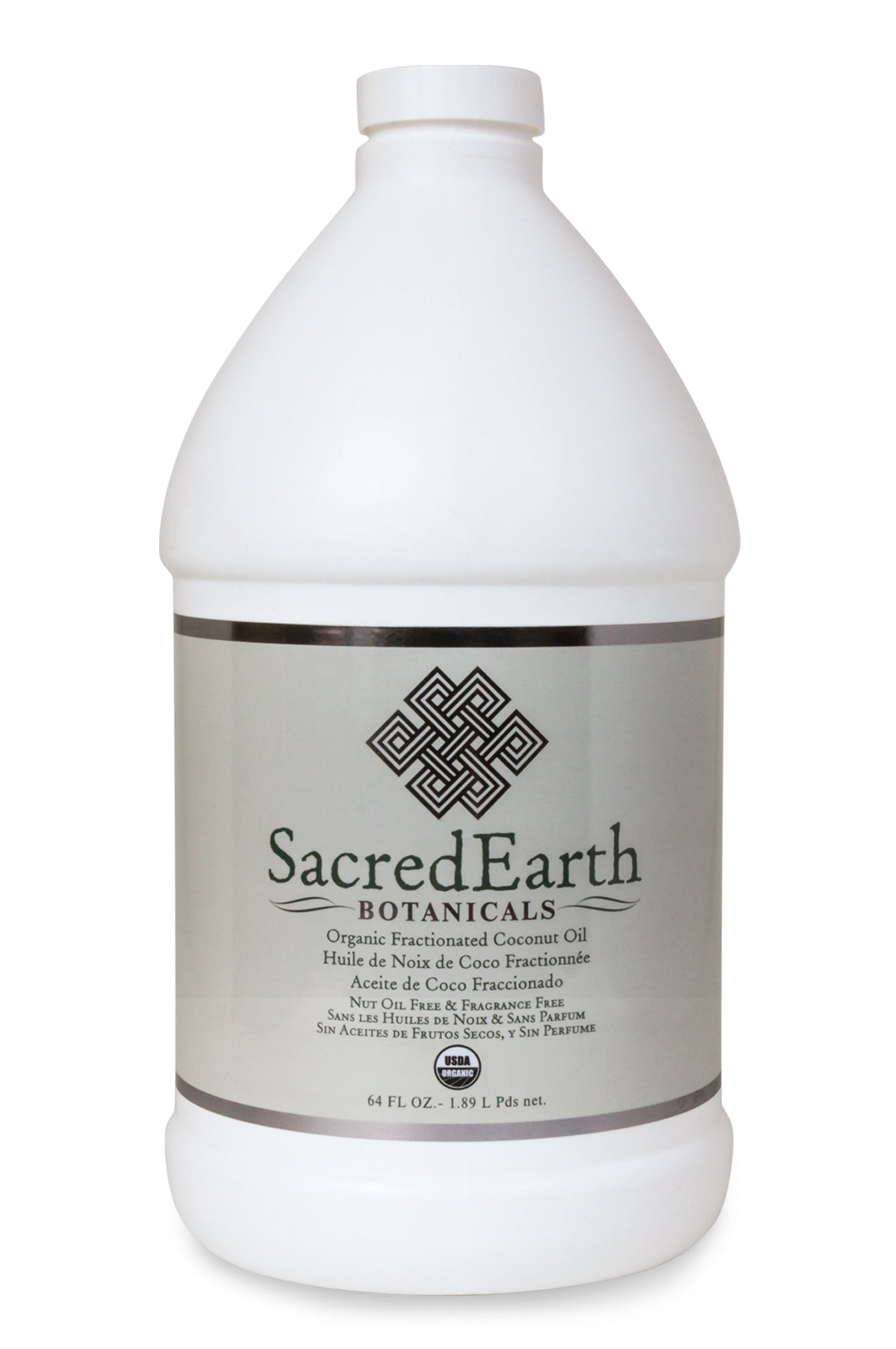 Organic Fractionated Coconut Oil by SacredEarth Botanicals
