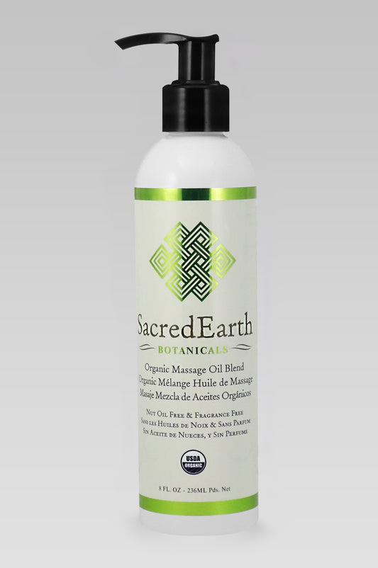 Organic Massage Oil Blend by SacredEarth Botanicals
