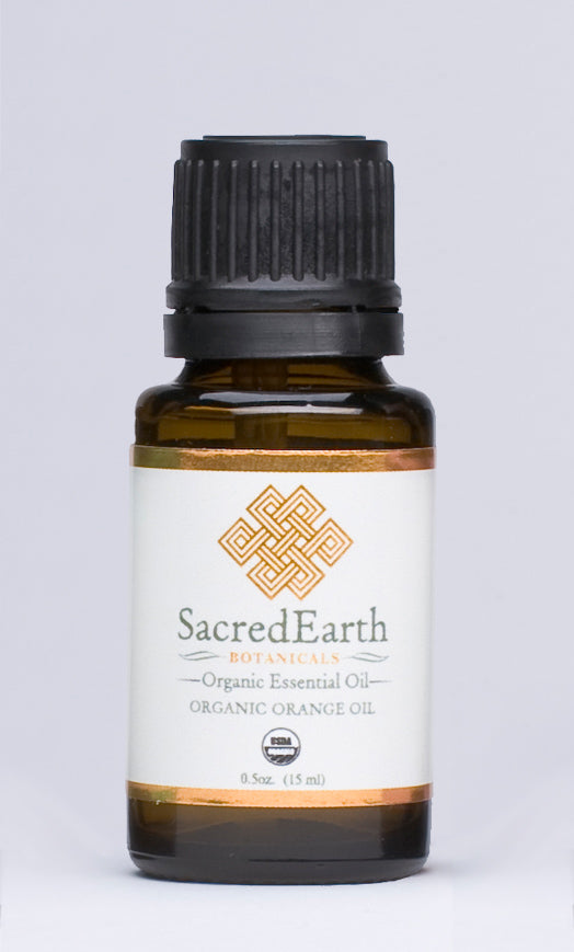 Organic Orange Essential Oil 15ml by SacredEarth Botanicals