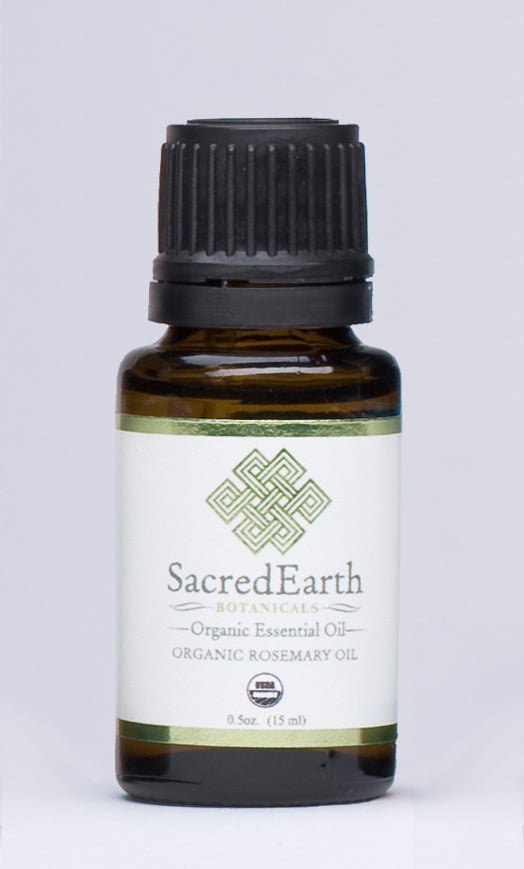 Organic Rosemary Essential Oil 15ml by SacredEarth Botanicals
