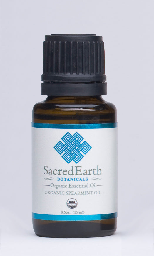 Organic Spearmint Essential Oil 15ml by SacredEarth Botanicals