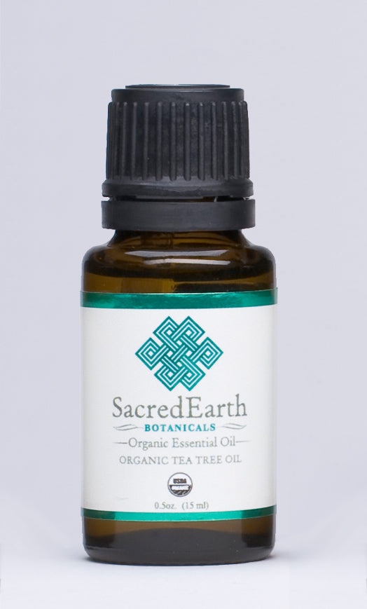 Organic Tea Tree Essential Oil 15ml by SacredEarth Botanicals