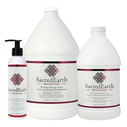 Warming Massage Lotion by SacredEarth Botanicals