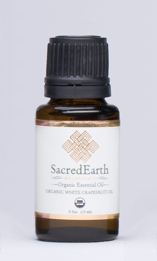 Organic White Grapefruit Essential Oil 15ml by SacredEarth Botanicals